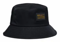 REPLAY Bucket Hat L / XL Black