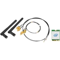 Shuttle WLN-M1 - Intel WLAN-ax/Bluetooth Combo Kit with M.2 card - cables and external antennas - Eingebaut - Kabellos - PCI Express - WLAN / Bluetooth - Wi-Fi 6 (802.11ax) - 2400 Mbit/s