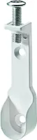 Hettich Schrankrohrlager für ovale Schrankrohre Ø 30/15 mm, weiß