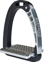 Acavallo Arena Aluplus Junior-steigbügel Schwarz Schwarz One Size