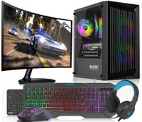 Kit Ryzen 5 RX 580 8GB 32GB SSD 1TB W11 27"