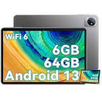 Blackview Tab 30 WiFi 2024 Neueste 10 Zoll Tablet mit Schutzhülle Android 13 mit 6(2+4) GB RAM 64GB ROM TF 1TB,Widevine L1 FHD+ IPS WiFi 6 Tablets