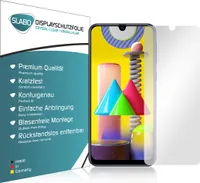 4x Slabo Displayschutzfolie für Samsung Galaxy M21 | Samsung Galaxy M31 KLAR "Crystal Clear" (verkleinerte Folien) Displayfolie Schutzfolie Folie