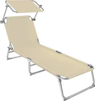 Gartenliege klappbar 190 x 68 x 28 cm