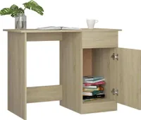 vidaXL Schreibtisch Sonoma-Eiche 100x50x76 cm Holzwerkstoff