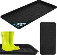 KOTARBAU® Odkvapkávač na topánky úzky čierny 72 x 35 cm Stojan na topánky Odkvapkávač na topánky do predsiene a recepcie Podložka na topánky Odkvapkávač na topánky Podložka na topánky Odkvapkávač na topánky
