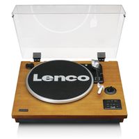Lenco LS-55WA - Plattenspieler mit BT, USB, MP3, Lautsprecher - Holz
