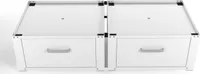 Wasophoogte Waschmaschinen Untergestell mit schublade - Doppelt - waschmaschinen unterschrank - 54x127x31 cm