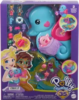 Mattel HWP03 - Polly Pocket Daddy and Me Seepferdchenschatulle