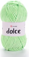 YarnArt Dolce 850 Salatgrün Chenillegarn Strickwolle Häkelgarn