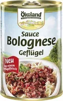 ÖKOLAND Sauce Bolognese mit Geflügelhackfleisch - 400g