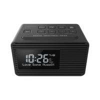 Panasonic RC-D8EG-K Radio Uhr Schwarz