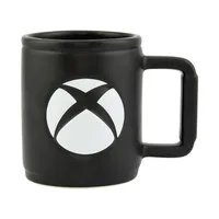 hrnček XBox 450 ml keramický 300 gramov čierny/biely