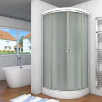 Duschkabine Fertigdusche Dusche Komplettkabine D10-00M1 80x80 cm