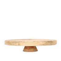 Servierplatte  SJAL MANGO  Holzbein  33x7 cm HOMLA