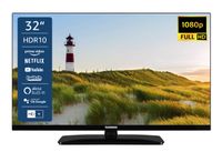 Telefunken D32F660X5CWI 32 Zoll Fernseher/Smart TV (Full HD, HDR 10, LED, Triple-Tuner, WLAN, Alexa Built-in) - inklusive 6 Monate HD+ [2022]