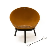 HEAT Outdoor Living Feuerkorb auf Beinen Kappa Rost Ø56 cm - Feuerschale Für den Garten- 56x56x60cm