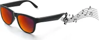 Caliber Caliber Soundglasses Intelligente Audio-Sonnenbrille Bluetooth - Polarisierte Gläser - Einfache Bedienung - Mikrofon - Rot