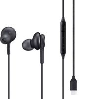 Earphone Typ-C für original Samsung Galaxy A53 5G, A52 5G, A13, A33 5G, A03s EO-IC100 in Schwarz In-Ear Kopfhörer Head-set Ohrhörer