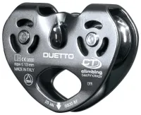 Climbing Technology Duetto Riemenscheibe Schwarz  Schwarz One Size