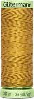 Gombíková (režná) niť Gütermann 30 m - 968 - žltá