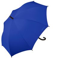 ESPRIT Regenschirm Stockschirm Damen Unifarben Automatiköffnung Blau