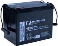 Q-Batteries 12LS-75 12V 75Ah Blei Akku Standard-Typ AGM 10 Jahres-Typ