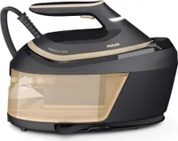 Philips PerfectCare Bügelstation, Keramikbügelsohle, 130 g/min konstanter Dampf, 8.0 bar, 2400 W, Schwarz (PSG6064/80)