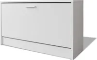 Vicco Schuhbank Borneo – Sitzbank Mit Stauraum In Weiß, 80x52x30 Cm