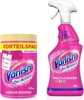 Vanish Oxi Action Anti-Flecken-Set Pink - Für bunte Wäsche
