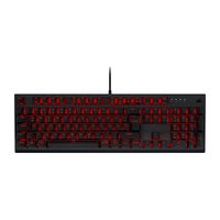 Corsair K60 PRO schwarz Gaming-Tastatur, Farbe:Red