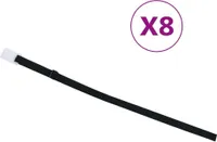 vidaXL Universal-Befestigungsbänder für Pool-Aufroller 8 Stk. 1,8 m