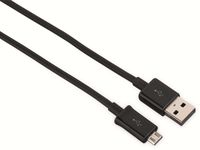 Hama USB 2.0 Kabel 20105, 0,9 m, USB-A/Micro-USB, schwarz