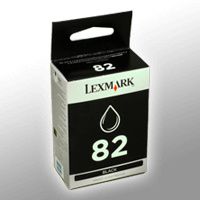 Lexmark 18L0032E / 82 Tintenpatrone schwarz original, 600 Seiten, 7,45 Cent pro Seite, Inhalt: 13 ml - ersetzt Lexmark 18L0032E / 82 Druckerpatrone