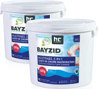 2x5 kg BAYZID® Multitabs 200g 5in1 zur Dauerchlorung und stabile Wasserwerte