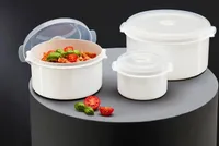 ERNESTO® Mikrowellendosen-Set, 3-teilig, mit Ventil