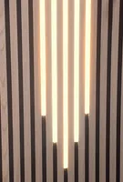 7501 LED Leuchten Mix KS-schwarz 50-60-70-60-50cm Netzteil Warm Weiß