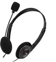Náhlavná súprava k PC C-TECH MHS-03E, čierna