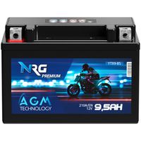 NRG AGM Motorradbatterie YTX9-BS 9,5Ah 12V