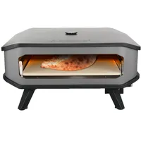 COZZE® 90347 17“ mobiler XXL Pizza Ofen Gas Grill bis 400° Grad regelbares Thermostat