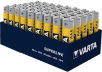 Varta Superlife AAA. Zinkkohlenstoff. pro 60. (Arbeitsplatzverpackung)