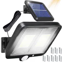 Solarlampen für Außen mit Bewegungsmelder 98 LED Solarleuchten Strahler Außen 120° IP44 Wasserdichte Superhelle Solar Wandleuchte Aussenleuchte Retoo