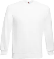 Fruit of the Loom 62-216-0 | Classic Raglan Sweatshirt Pullover - Farbe: White - Größe: L