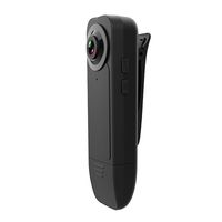 A18 1080P Weitwinkel-High-Definition-Kamera Outdoor-Sport Radfahren Shooting Recorder kann Bilder aufnehmen, Videoaufzeichnung, Back-Clip-Typ (eingebauter Akku) schwarz