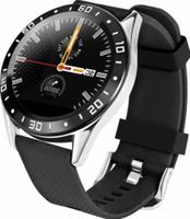 Jay-Tech Smartwatch 1080, Farbe: Schwarz/Silber