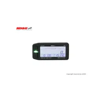 Koso LCD Digital Drehzahl + Temperaturmesser