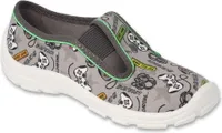 Jungen Hausschuhe Befado 975X188  975Y188 grau GAME