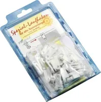 Laufhaken und Edelstahlschrauben 20er-Pack