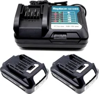 FengWings BL1021B Akkupack mit Ladegerät, 2000 mAh