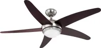 Globo Lighting Ventilator Metall Nickel matt, 1x E14